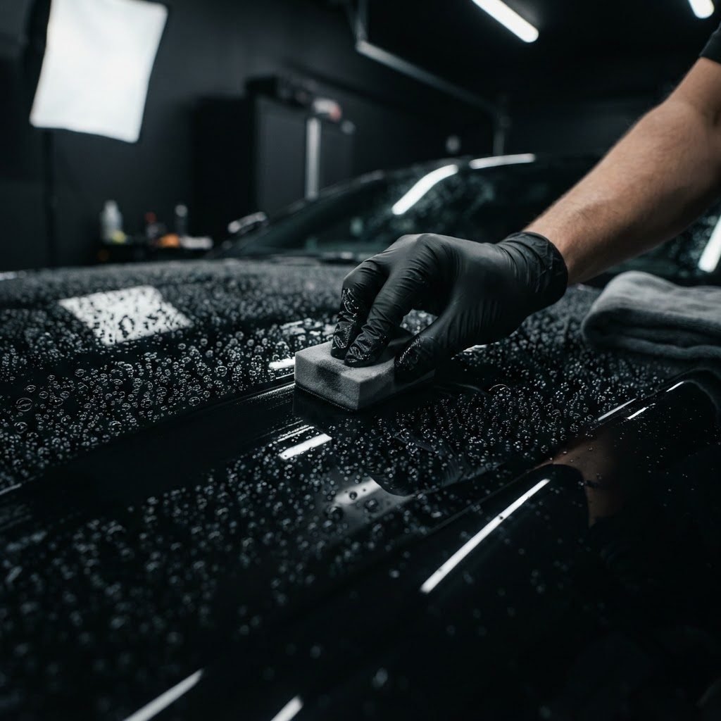 Vehículo con sellador cerámico y acabado brillante — Pili Car Detailing